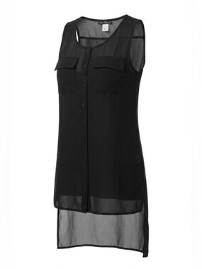Pixie & Diamond Sleeveless Longline Duster Vest